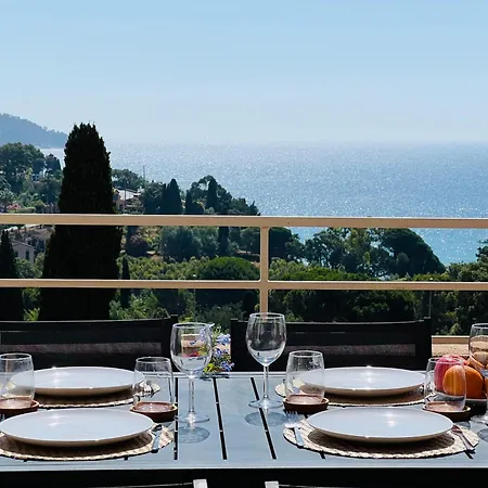 Apartamento Le Soleil Bleu - Calme, Terrasse Et Vue Le Lavandou