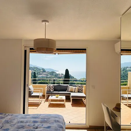 Le Soleil Bleu - Calme, Terrasse Et Vue Apartamento